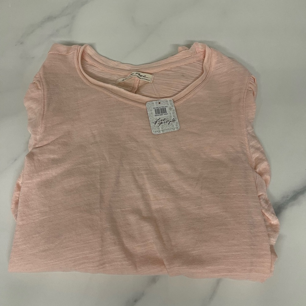 FREE PEOPLE, Pearl Blush top.